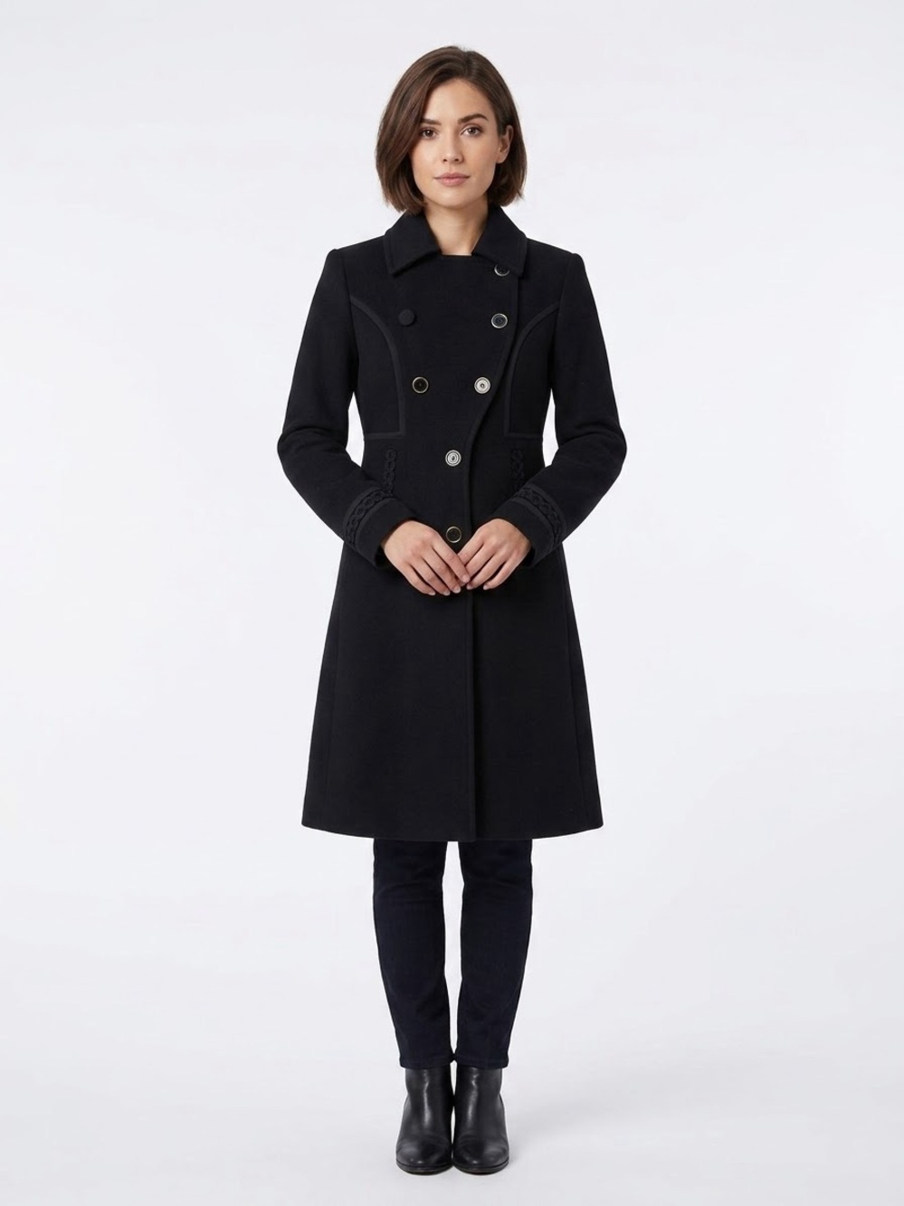 Cole Haan collection Wool coat size 6 A35